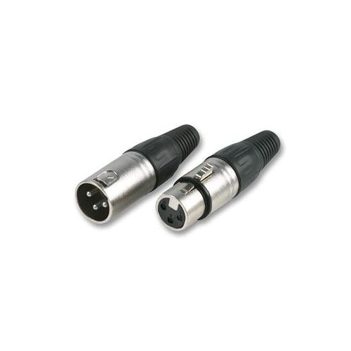 PRO SIGNAL - PSG01309 - XLR PLUG, 3PIN, BLACK