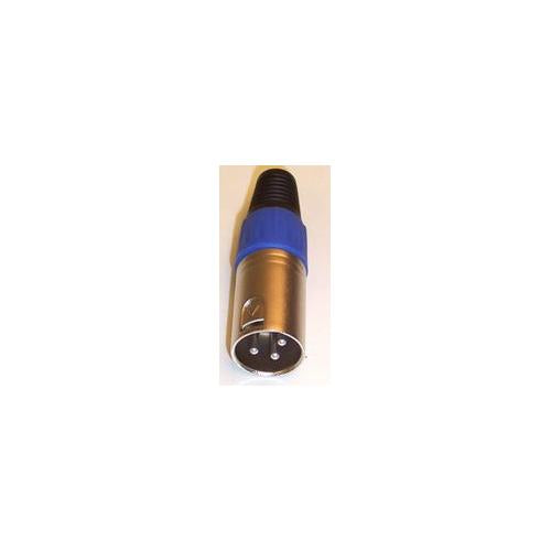 PRO SIGNAL - PSG01311 - XLR PLUG, 3PIN, BLUE