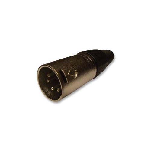 PRO SIGNAL - PSG01314 - XLR PLUG, 4PIN, BLACK