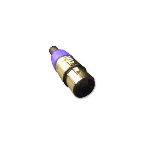 PRO SIGNAL - PSG01326 - XLR SOCKET, 3PIN, BLUE