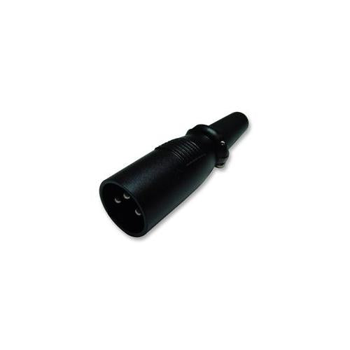 PRO SIGNAL - PSG01813 - XLR PLUG, BLACK, 3P