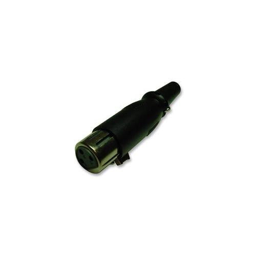 PRO SIGNAL - PSG01814 - XLR SOCKET, BLACK, 3P