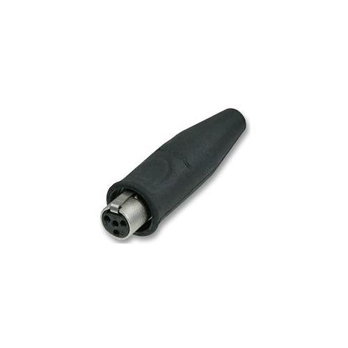 NEUTRIK - RT4FC-B-W - MINI XLR SOCKET, 4P, WATERPROOF