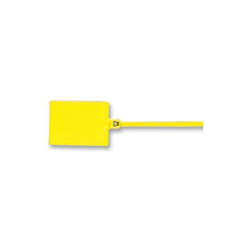 PANDUIT - PLF1MA-C4Y - MARKER CABLE TIE, YELLOW , 130 X 2.5MM