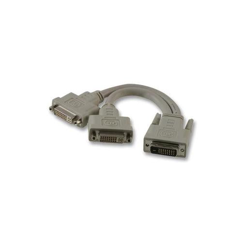 PRO SIGNAL - PS11268 - LEAD DVI PLUG TO 2 SOCKETS 115MM