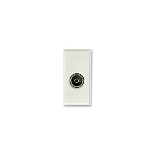 TRIAX - 304250 - SINGLE IEC (F) WHITE MODULE FOR WALL PLATE