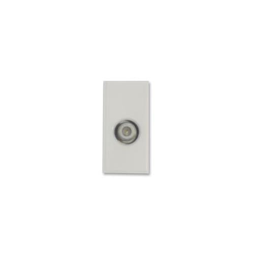 TRIAX - 304254 - SINGLE F-TYPE WHITE MODULE FOR WALL PLATE