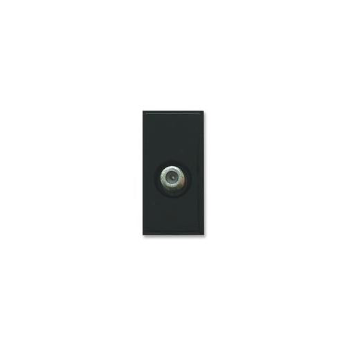 TRIAX - 304255 - SINGLE F-TYPE BLACK MODULE FOR WALL PLATE