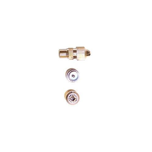 JR1757 - TV COAX PLUG, METAL