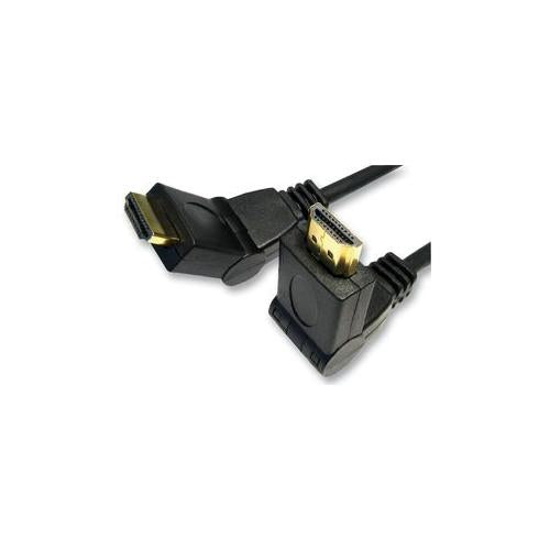 CDLHD-902 - LEAD, HDMI. MALE - MALE, SWIVEL, 2M