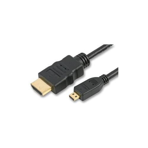 PRO SIGNAL - PSG90700 - LEAD, HDMI M-MICRO HDMI MALE, 0.5M