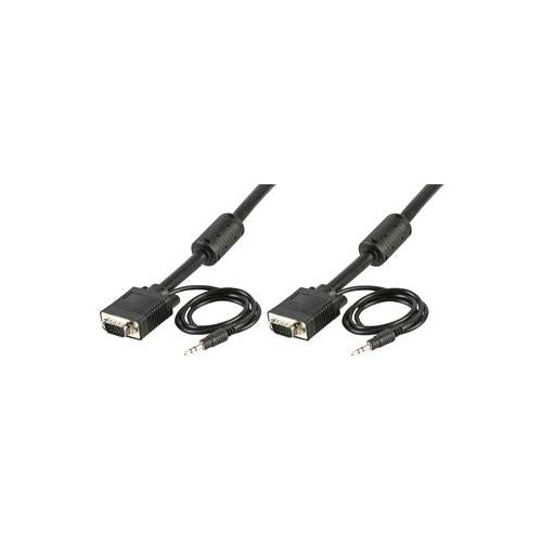 AV21854 - SVGA CABLE + 3,5MM AUDIO LEAD, 5M