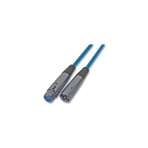 AV21111 - XLR PATCH LEAD, 1M, BLUE