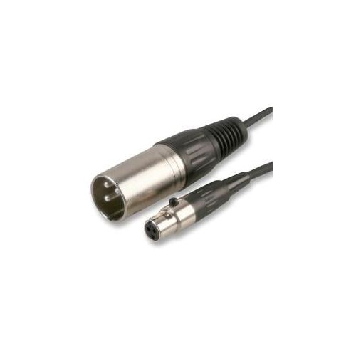 PRO SIGNAL - PSG02966 - XLR LEAD, PLUG TO MINI SOCKET, 6 METRES