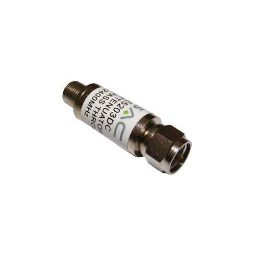 SAC - AE5203DC - F TYPE ATTENUATOR 3DB DC PASS