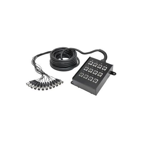 ADAM HALL HARDWARE - K12C10 - MULTICORE, 12 INPUTS, 10M , XLR CONNECTORS