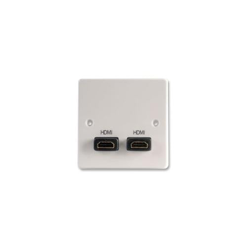 1GC-063 - HDMI WALLPLATE, 2X HDMI , 1 GANG