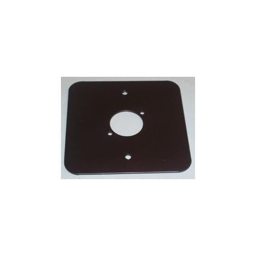 81511-RC - XLR AV PLATE,  1 GANG , BLACK