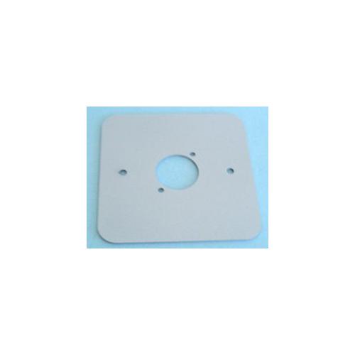 81511-RCS - XLR AV PLATE,  1 GANG , SILVER