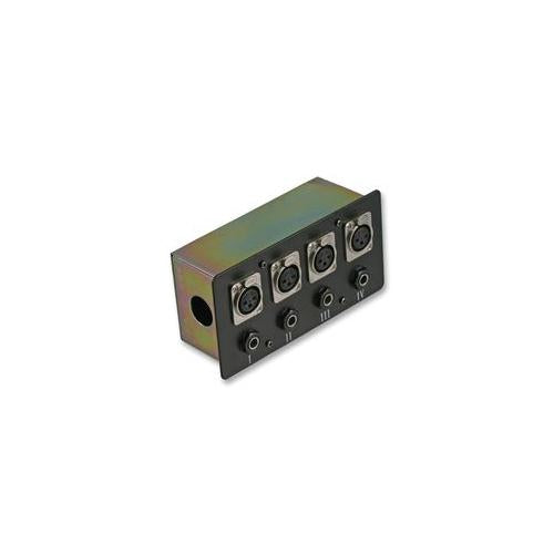 AV16218 - CONNECTION BOX, 4X XLR S + JACK