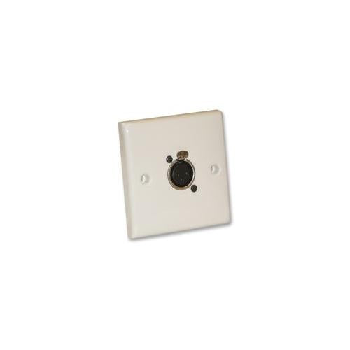 F267ZB - WALL PLATE, XLR SOCKET