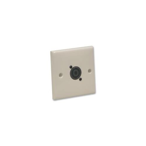 F267ZC - WALL PLATE, 4P SPEAKON