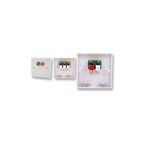 HCP9QCK - 2X PHONO PLATE, TERMS + SOCKETS