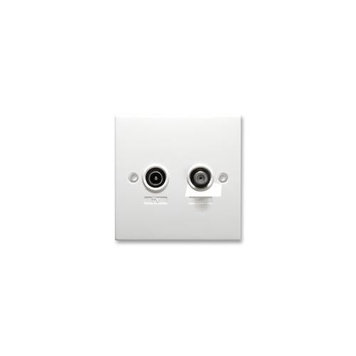 ANTIFERENCE - SW710US - TV/SAT DIPLEX OUTLET PLATE