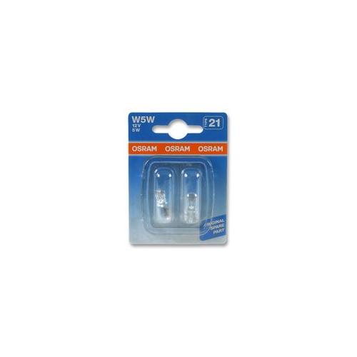 OSRAM - A501BL - 12V AUXILIARY BULBS, LAMP 501 12V 5W 2PK OSRAM