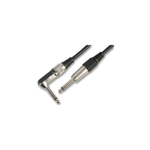 AV20979 - GUITAR LEAD TO 90DEG, 6M CABLE , 6.35MM
