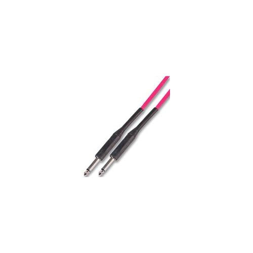 AV21103 - GUITAR LEAD, 6M, PINK CABLE , 6.35MM