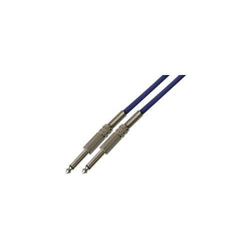 PULSE - PLS00146 - GUITAR LEAD, BLUE, 5M CABLE , 6.35MM