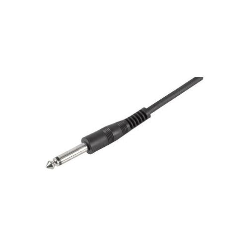 PULSE - PLS00400 - 6.35MM JACK GUITAR LEAD, 6M, BLACK