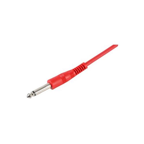 PULSE - PLS00401 - 6.35MM JACK GUITAR LEAD, 6M, RED