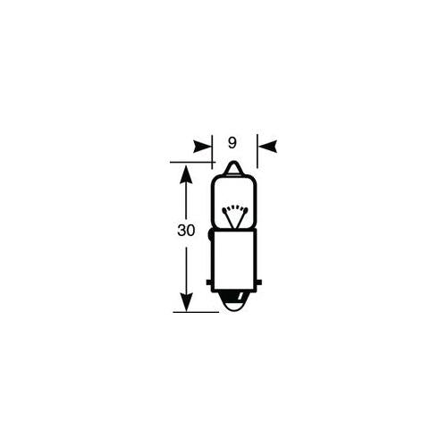 RING - R434 - MINATURE HALOGEN HEADLAMP, BAX9S / 6W