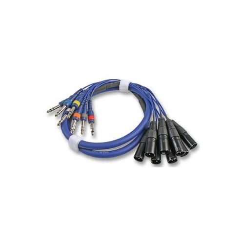 PRO SIGNAL - PSG01246 - XLR P TO JACK P, 8X, ST 3 METRES