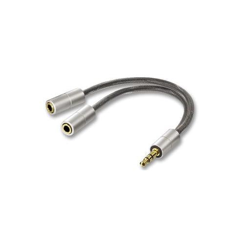 HAMA - 106334 - 3.5MM PLUG TO 2X SKTS, STEREO SPLITTER