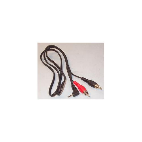 PRO SIGNAL - PSG00138 - 2.5MM ST P TO 2XPHONO P/1M , CABLE LEAD