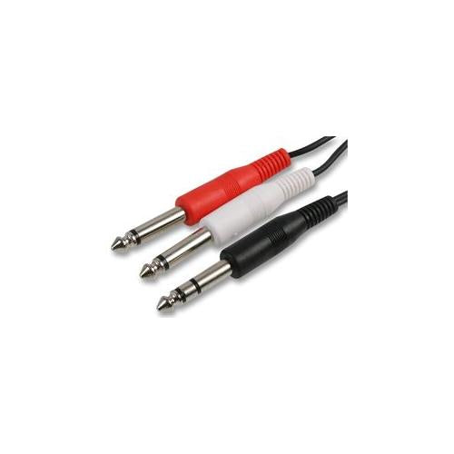 PRO SIGNAL - PSG00146 - 6.35MM PLUG TO 2X PLUGS- 2M , CABLE LEAD