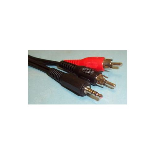 PRO SIGNAL - PSG00184 - STEREO 3.5MM JACK PLUG TO 2X PHONO PLUGS , 1 METRE