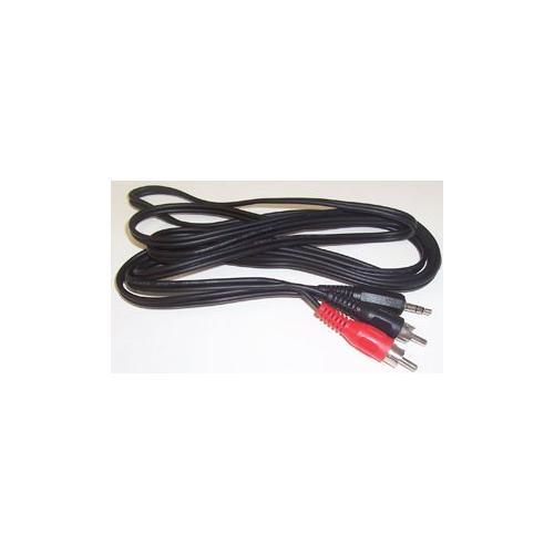 PRO SIGNAL - PSG00187 - STEREO 3.5MM JACK PLUG TO 2X PHONO PLUGS , 2 METRES