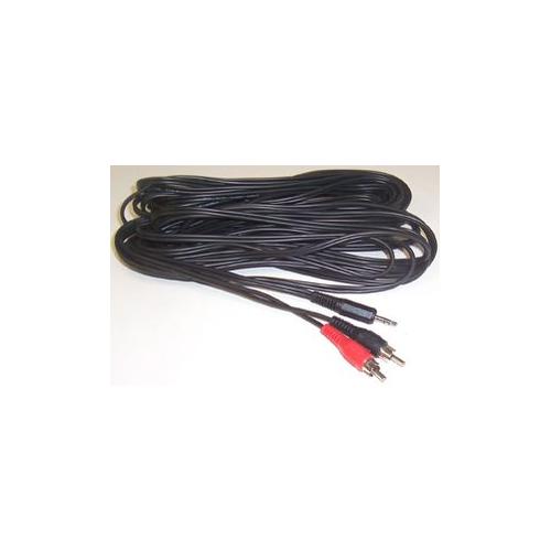 PRO SIGNAL - PSG00191 - STEREO 3.5MM JACK PLUG TO 2X PHONO PLUGS , 10 METRES