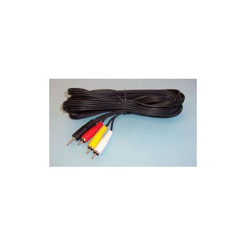 PRO SIGNAL - PSG00669 - 4-POLE JACK PLUG TO 3X PHONO - M5