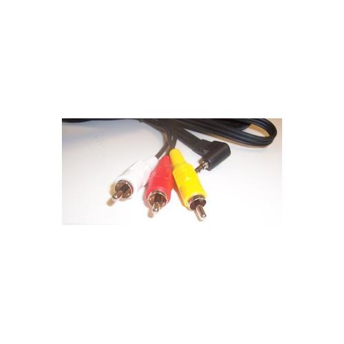 PRO SIGNAL - PSG00672 - 4-POLE JACK PL TO 3X PH PL - 2M GOLD