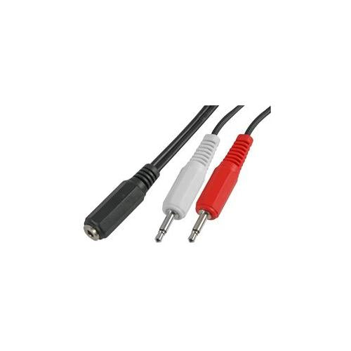 PRO SIGNAL - PSG00678 - 2X 3.5MM TO 3.5MM STEREO, 1.5M LEAD
