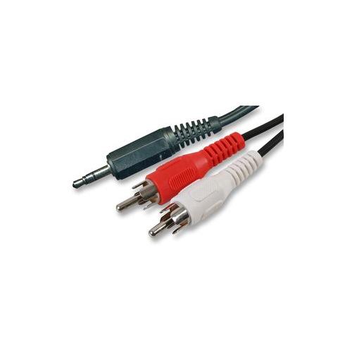PRO SIGNAL - PSG03063 - 3.5MM ST TO 2X PHONO, 0.5M