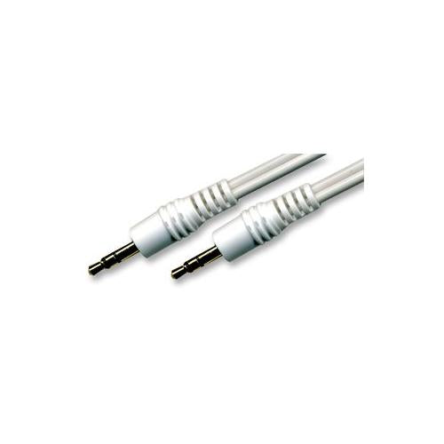 PRO SIGNAL - PSG02885 - 3.5MM JACK LEAD, WHITE, 5M