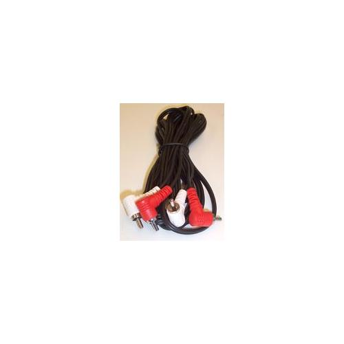 PRO SIGNAL - PSG00221 - 2X PHONO 90DEG PLUGS TO PLUGS- 3M