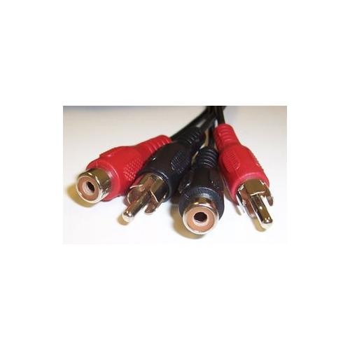 PRO SIGNAL - PSG00253 - 2X PHONO SOCKETS TO PLUGS - 10M