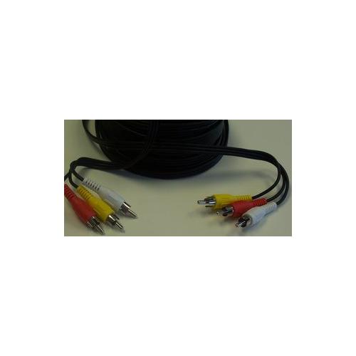 PRO SIGNAL - PSG00269 - 3X PHONO PLUGS TO 3X PLUGS - 20M